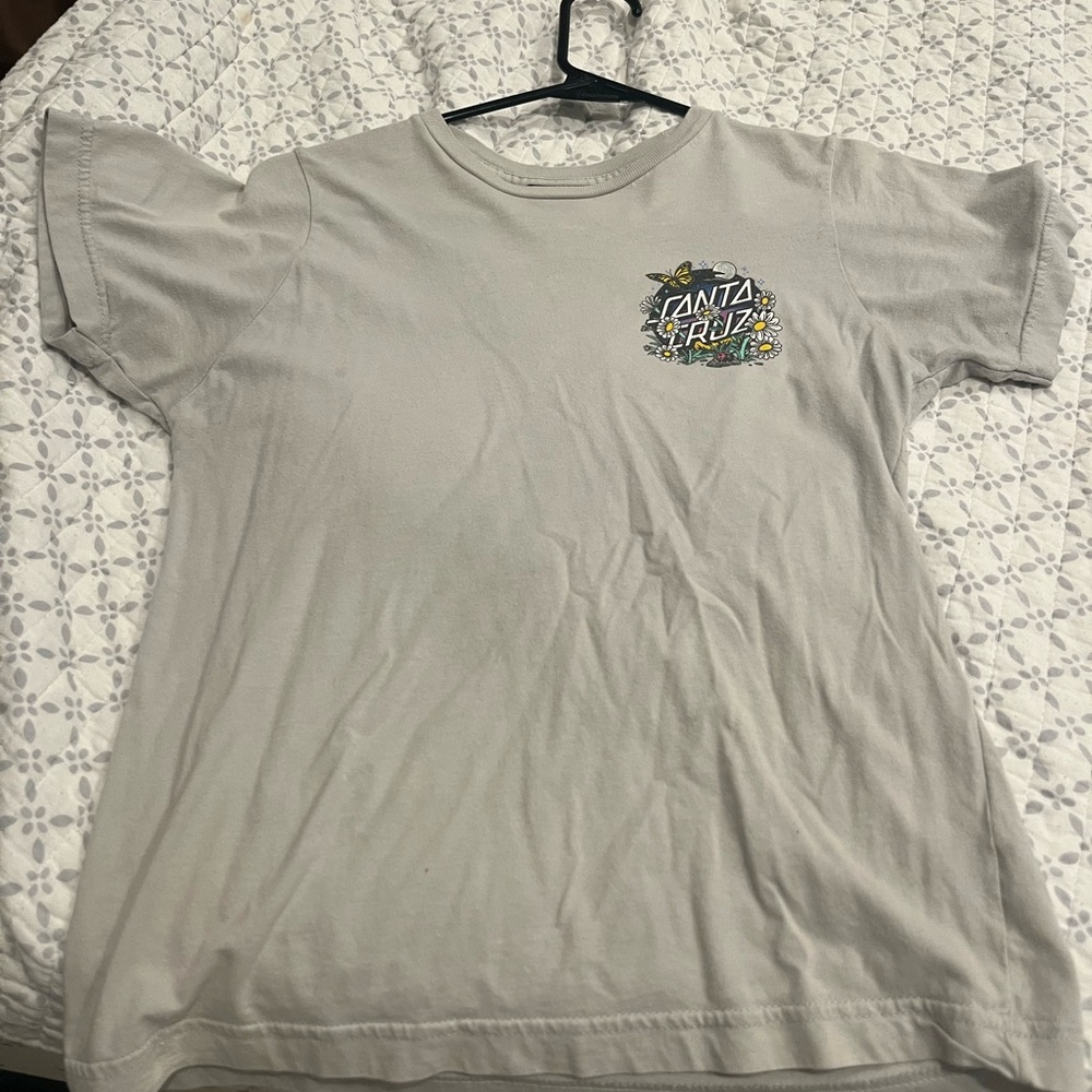 Santa Cruz Skateboards Gray Short Sleeve Tee